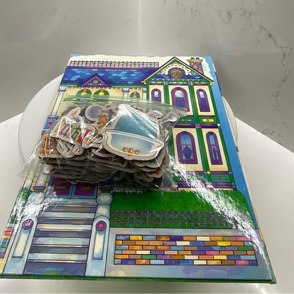 Discovery Toys My Pretty Playhouse Magnetic Play Set Vintage - Picture 9 of 9